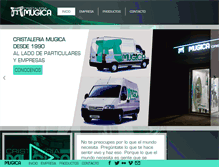 Tablet Screenshot of cristaleriamugica.com